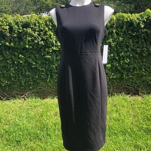 Calvin Klein black dress with gold accents